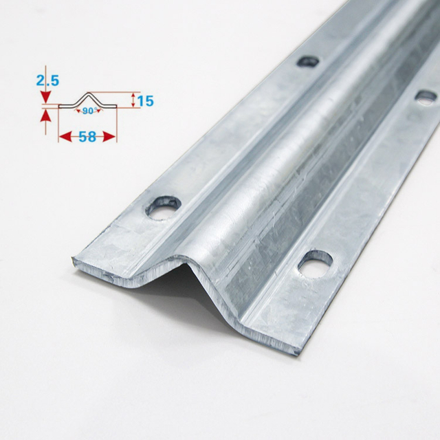 Riel de tierra con ranura en V de alta calidad para puerta corrediza